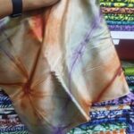 Marble design on Silk - 4 Yards