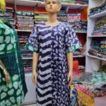 African Print Dress, Adire, Adire Fabric, African Dress, Luxury African Dress, Dress, Kaftan, Colourful Adire Wears, Bou Bou,